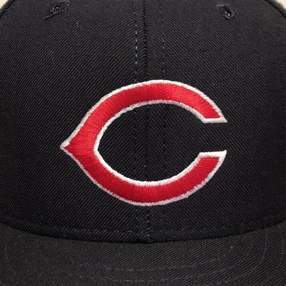 Cincinnati Reds MLB Vintage ANNCO Field of Dreams 1901 Logo Fitted Hat Cap  7 1/2