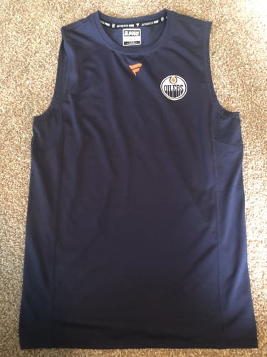 Team Issue Edmonton Oilers Muscle Shirt Size L