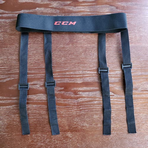 Used Senior (but only a few times) CCM Belt for Knee Guards