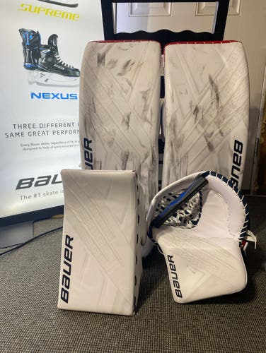 Hyperlite Goalie Full Set SR M White Navy Red