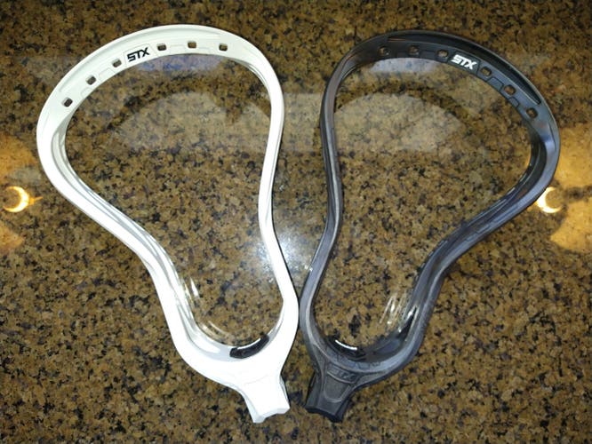 Ho Ho Ho SALE $45 2 (two) 1 white 1 galaxy/black New STX Hammer Omegas Lacrosse Heads