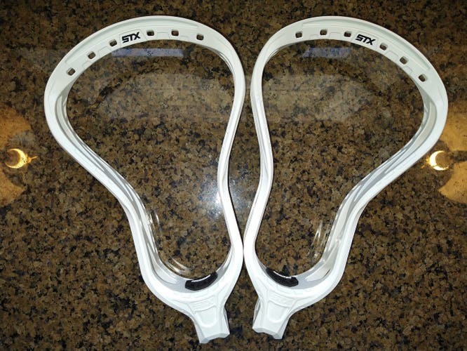 Ho Ho Ho SALE 2 (two) $49! New White STX Hammer Omegas Lacrosse Heads
