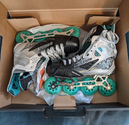 Inline Skates New Senior Mission Inhaler FZ-0 Regular Width Size 9