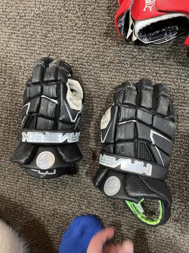 Black Used Player's Maverik 13" M4 Lacrosse Gloves