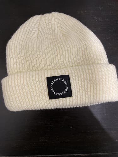White Youth Talentless Winter Hat