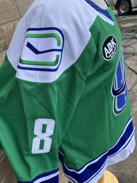 CCM Pro Stock Utica Comets Game Issued Jersey Green LEIER 6569 |  SidelineSwap