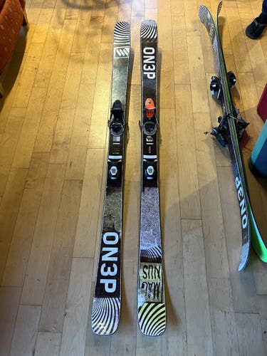 On3p Magnus 181 skis with fks pivot bindings (Read description)