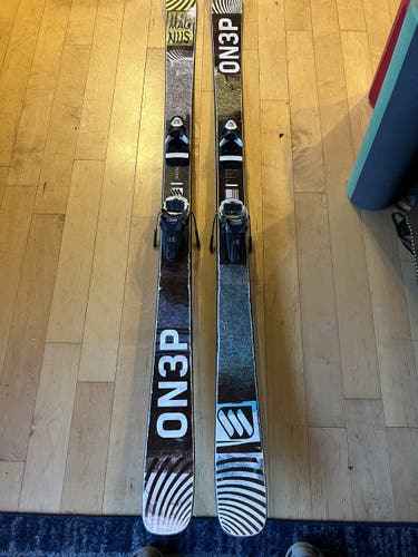 Used Magnus 181cm 90 mm under foot skis (read description)