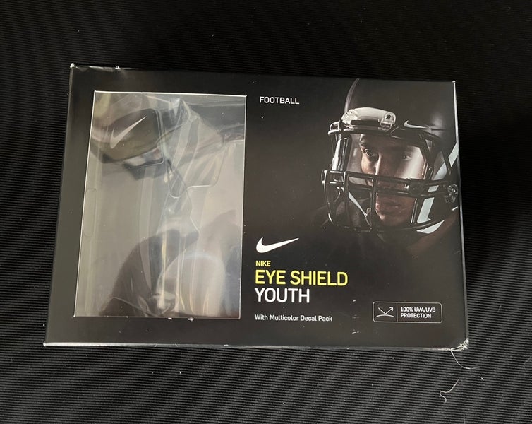 directory Korea ik heb het gevonden New Nike Eye Shield Visor YOUTH football With Decals NEW IN BOX |  SidelineSwap