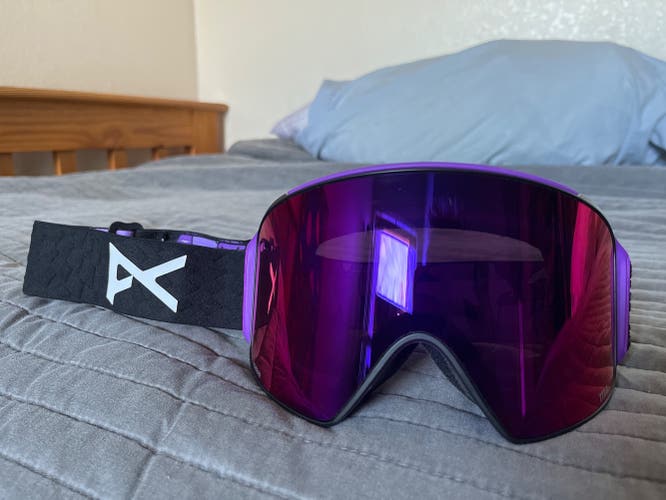Purple Unisex Anon Medium M4 Ski Goggles