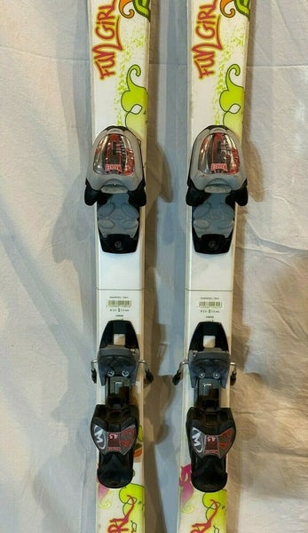 Rossignol Fun Girl 130cm 98-65-85 r=12m Skis w/Marker DIN