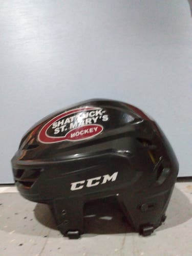 Black Helmet Used Large CCM Tacks 310 Pro Stock