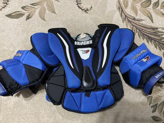 Goalie Chest Protector Junior Used Small/Medium Vaughn Velocity V7