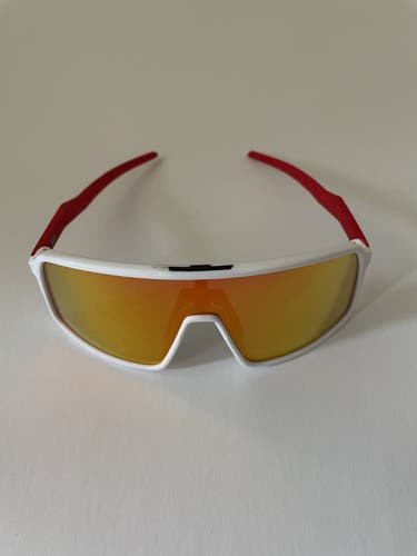 NEW Oakley Sutro Sunglasses - White/Red Frame w/ Red Multilayer Lens