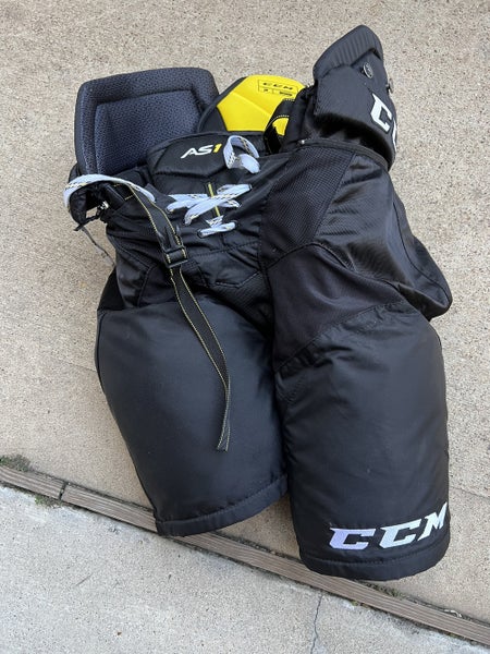 Black Senior Medium CCM AS1 Hockey Pants