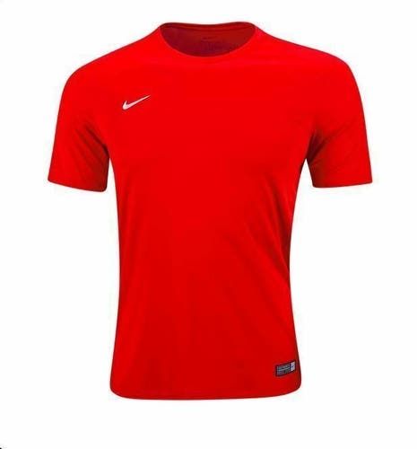 Nike Team Tiempo II Futbol Soccer Youth Jersey Shirt Red Unisex Medium 646399