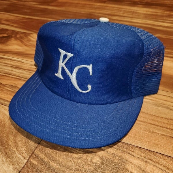 Vintage Kansas City Royals Hat Ball Cap Snapback Trucker KC 80s