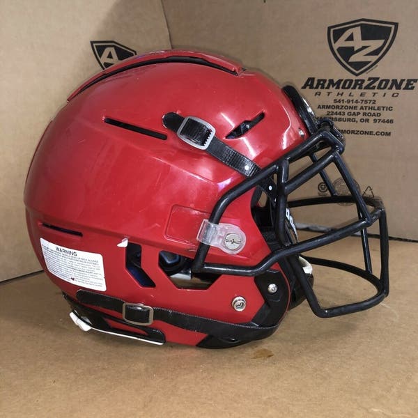 adult med scarket red football helmet USED SCHUTT F-7 VTD ADULT FOOTBALL HELMET - MEDIUM - SCARLET | SidelineSwap