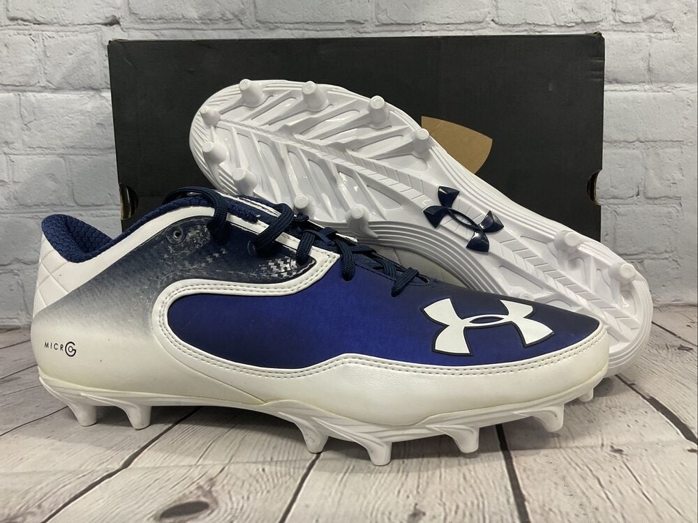 Details about   NWT Men's Under Armour Nitro Icon Low D Size 9 Screw In Cleats 1252426-102 