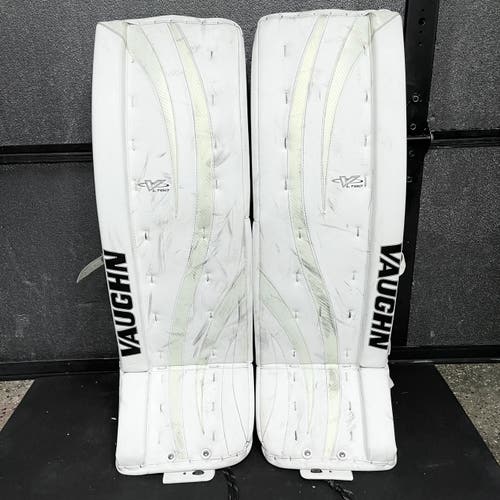 VAUGHN Ventus Pro Goalie Pads • UV WHITE • Size 34” + 2”