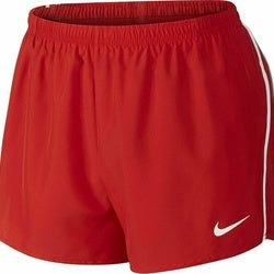 New Nike Tempo Split 2" Inch Running Shorts Mesh Liner Men's Large Red 598599