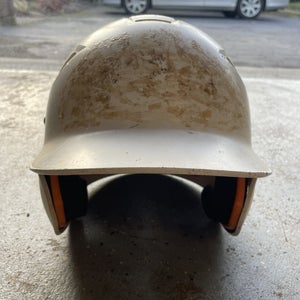 White Used Large Schutt OSFM PTO Batting Helmet