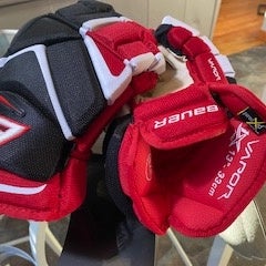 Black/red Gloves New Senior Bauer Vapor 1X Pro 13"