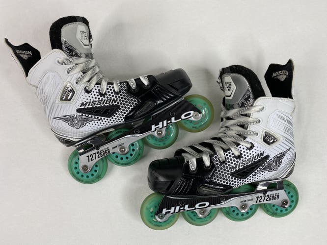 Mission Inhaler FZ-5 Hockey Inline Skates Sz 4.5E (US Men Shoe 5.5 / Women 6.5