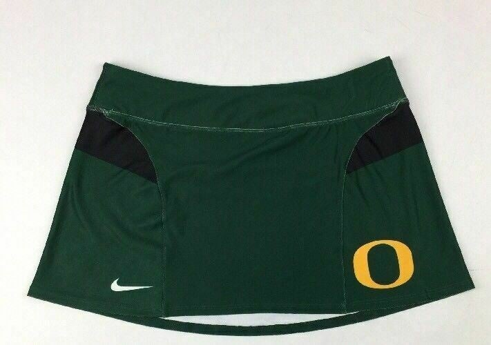 Nike Oregon Ducks Rival Cheer Skirt Women's Medium Green Yellow 535658 Kilt