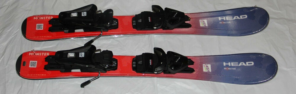 Head Monster skis Easy kids Skis 87cm + JRS 4.5 GW adjustable