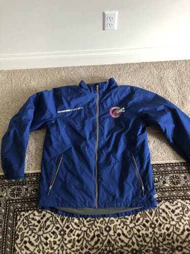 Blue Used Large Bauer Hockey Coach’s Jacket