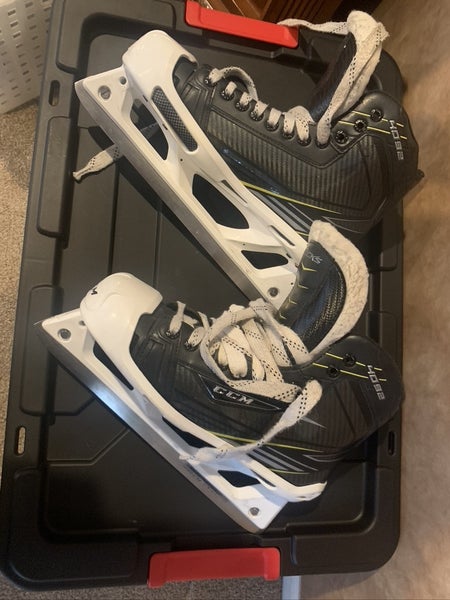 Hockey Goalie Skates Senior Used CCM Tacks 4092 Regular Width Size 9
