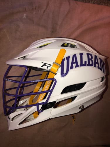 White UAlbany Cascade R Helmet
