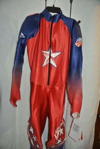New! SPYDER GS Ski Racing Padded Speed Suit US Ski Team USST NASTAR FIS Men's