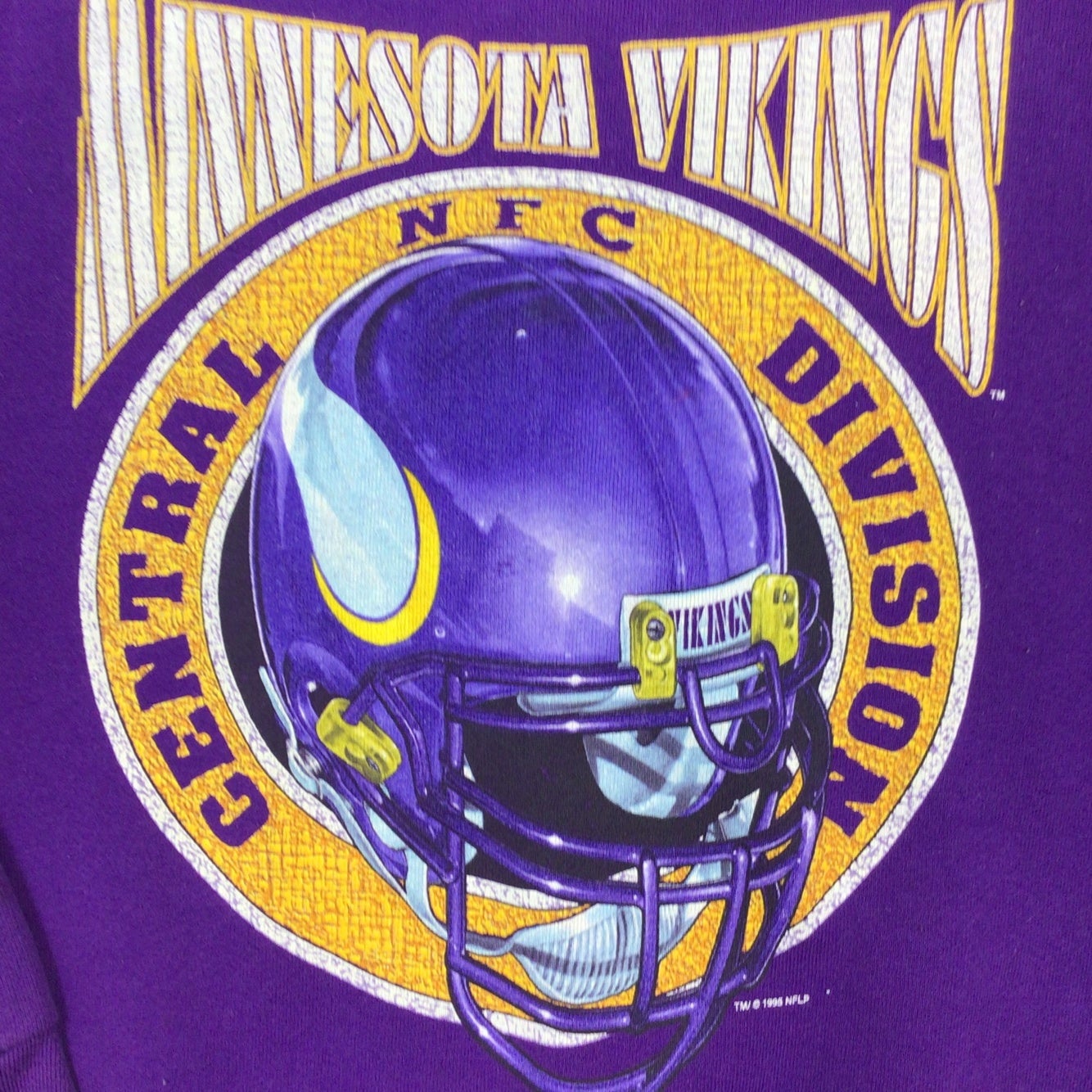 Vintage 90s NFL Minnesota Vikings Big Print Sweatshirt 