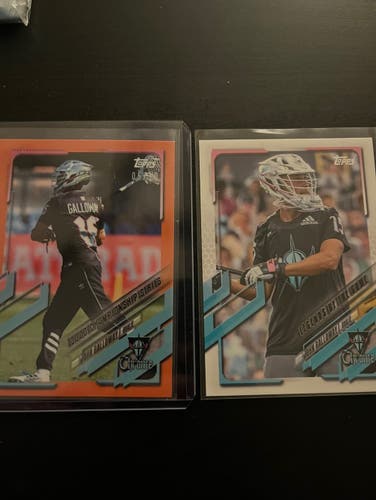 John Galloway PLL x Topps Championship Series Orange Variation /10