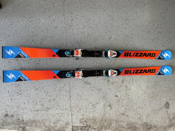 Skis Used Men's 2016 Blizzard WRC Giant Slalom racing skis, 176cm, Marker bindings 4-12 DIN range