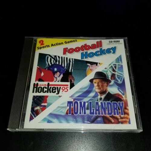 Football Hockey World 95 Tom Landey Windows PC - CD + Manual - Expert Software