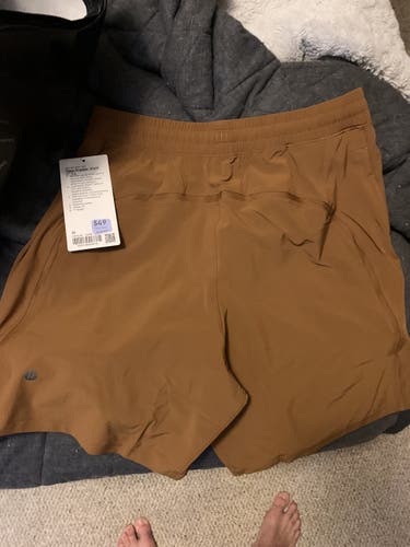 NEW Lululemon Shorts Brown Khaki