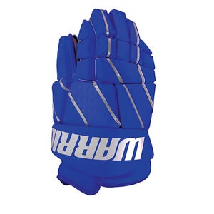 New Warrior Burn Fatboy Box Lacrosse Goalie Gloves 13" Royal Blue indoor goal Sr