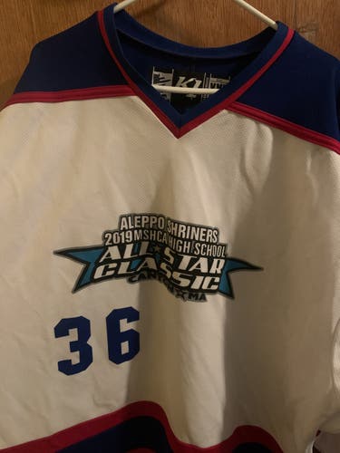 White Unisex Goalie Cut Jersey