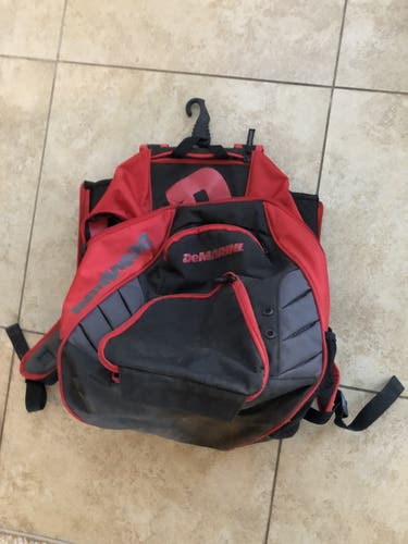 Red Used DeMarini Bat Bag