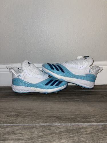 Adidas Icon V Primeblue Blue Spirit Baseball Cleats Mens Size 13 EF1242.