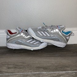 Adidas Icon V Boost Grey Baseball Cleats Mens Size 12 EH2382.