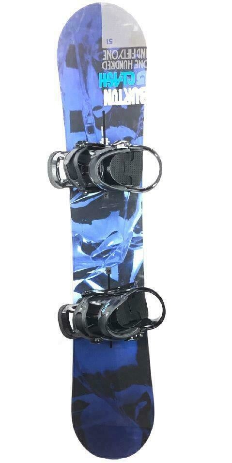 Burton Clash Blue Black Size 151cm V Rocker All Mountain Snowboard