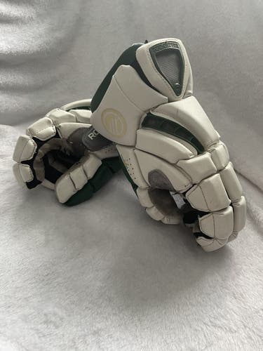 White Used Maverik 13" Rome RX3 Lacrosse Gloves