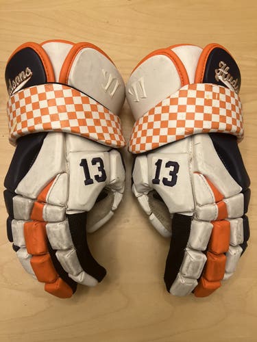 Used Player's Warrior 11" Lacrosse Gloves