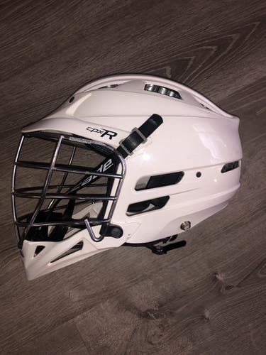White Helmet Used Adult Player's Cascade CPX-R