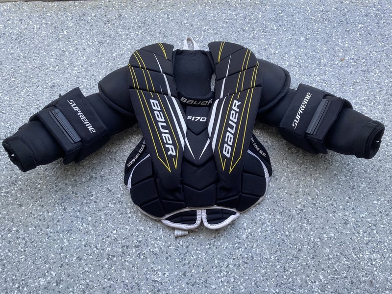 Goalie Chest Protector Junior Used Medium Bauer Supreme S170