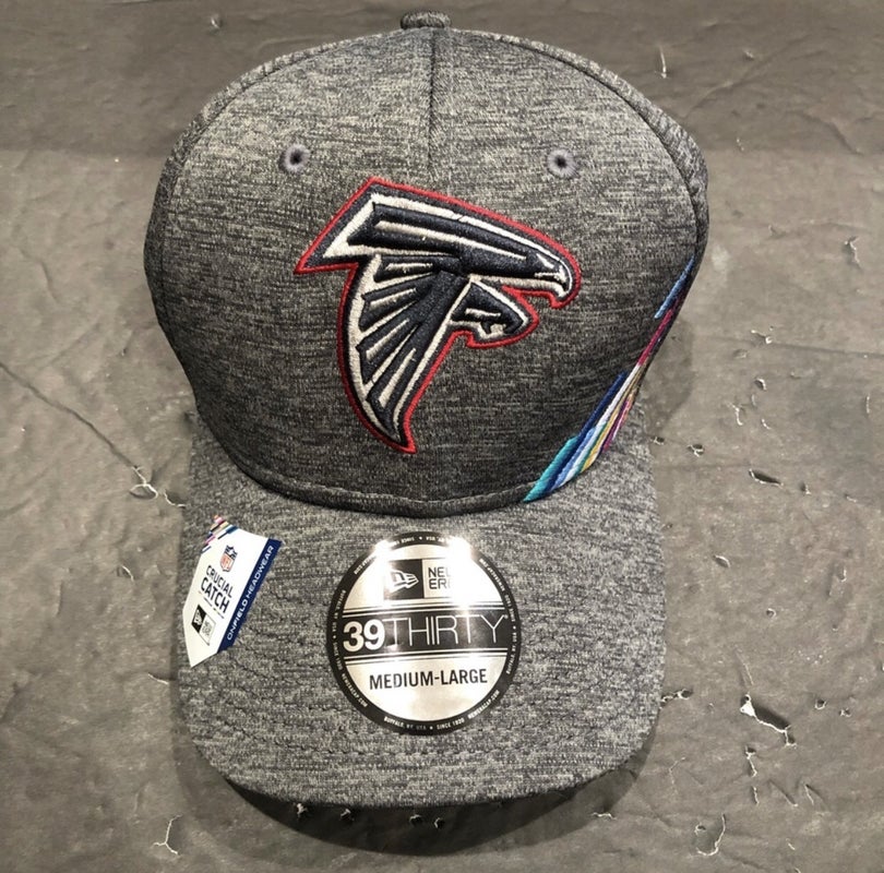 Atlanta Falcons Pink Logo NFL Headwear Women's Tan Strapback Hat Cap New